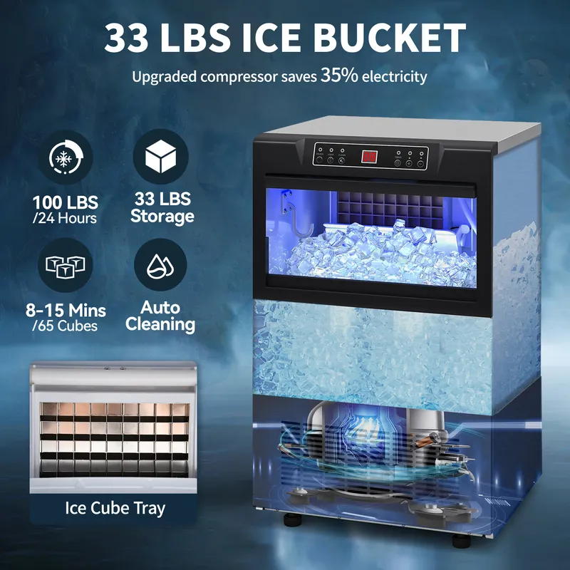 Ice Cube Maker 65kg Commercial