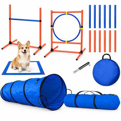 Dog Agility Equipment Set | Dog Training Equipment for Dog Agility Training & Backyard Obstacle Course