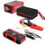 Car jump starter front view showing compact size and LCD screen