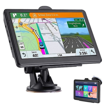 Car GPS navigation 9 inch screen front view