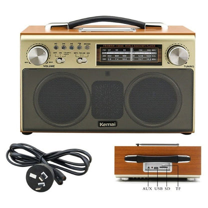 Multi Band Vintage FM Radio Speaker Bluetooth
