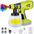 Cordless paint sprayer Ryobi compatible showing side view