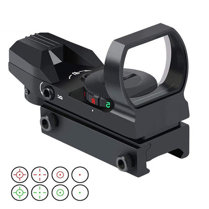 Green Dot Sight Tactical Holo 4 Reticle showing red reticle pattern