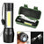 LED torch showing aluminium alloy body and compact design