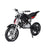 Mini Dirt Bike 49cc petrol side view showing black frame