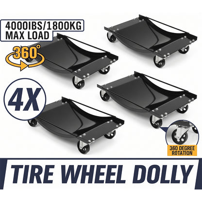 Heavy Duty Wheel Dolly (2 Pair-1800Kg)