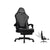 Gaming chair ergonomic black PU leather front view