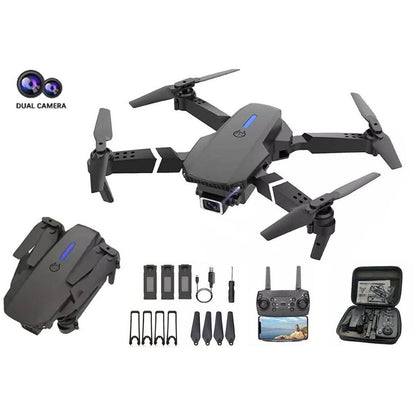 Drone With Camera 4K HD Dual Camera Foldable WiFi FPV Drone