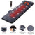 Massage mattress full body view showing heated plush fabric surface