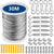 30m stainless steel wire rope cable kit coiled for storage
