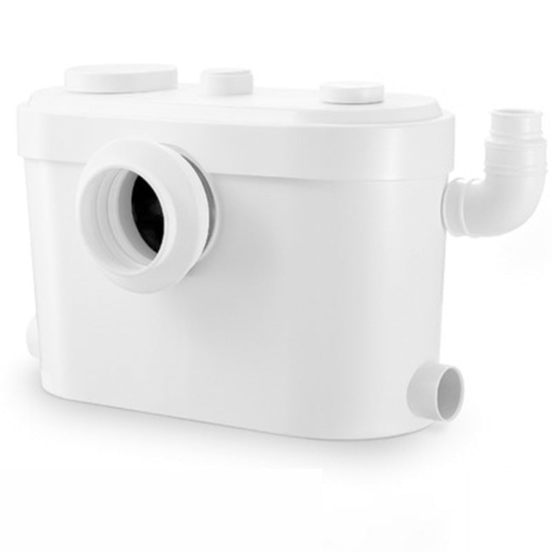 Macerator sewage pump showing stainless steel blades close up
