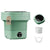 Portable mini washing machine 8L top view showing foldable design