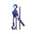 Chain hoist lever block showing blue painted body