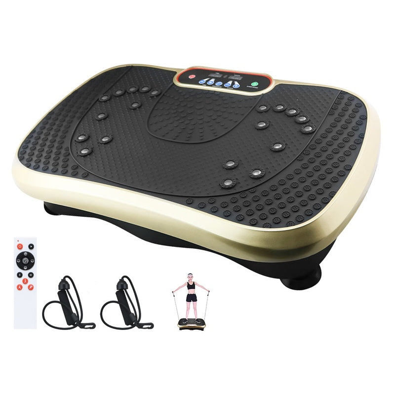 Vibration plate exercise machine top view showing anti-skid surface