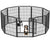 Dog play pen metal panels showing 80cm height