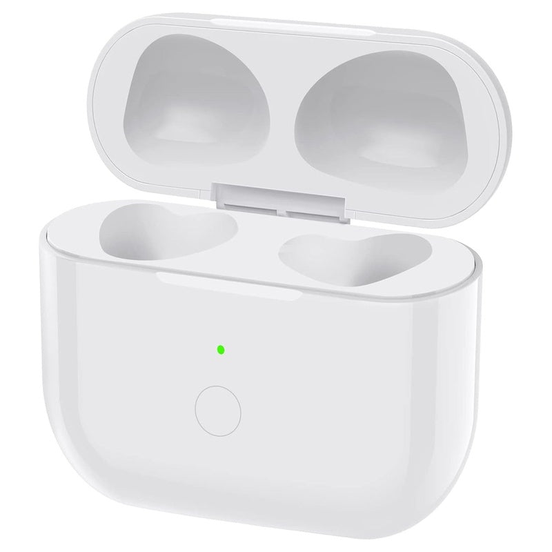 Wireless charging case for AirPods 3 showing front view