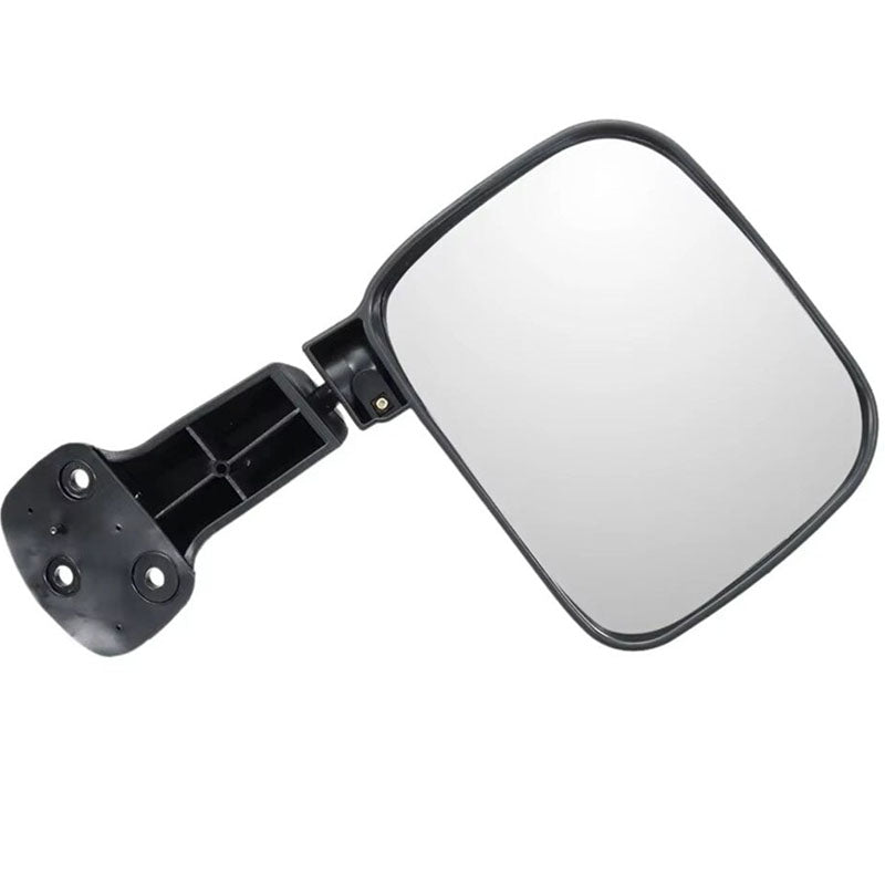 Toyota Hiace tailgate mirror left side view in black finish