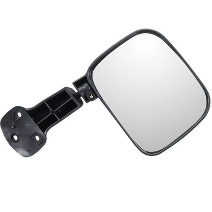 Toyota Hiace tailgate mirror left side view in black finish