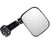 Toyota Hiace tailgate mirror left side view in black finish