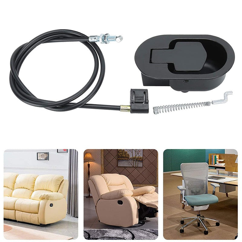 Sofa lounge recliner handle aluminium alloy close up