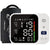 Blood pressure monitor digital arm cuff in white and grey