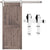Barn door hardware stainless steel 185M track side view