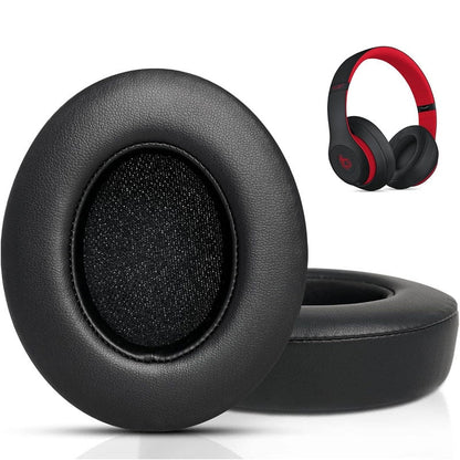 Beats Studio 2 Studio 3 replacement earpads soft black leather