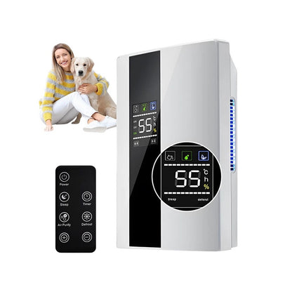 Dehumidifier 22L portable front view with control panel