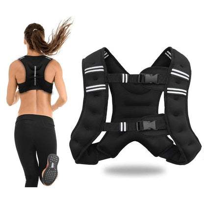 Sport Weighted Vest Workout Equipment 10kg Adjustable
