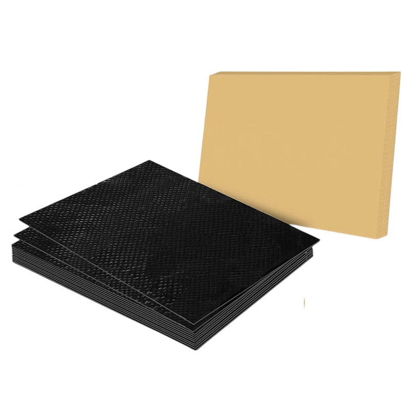 Sound deadener car insulation mat black colour with aluminium foil surface