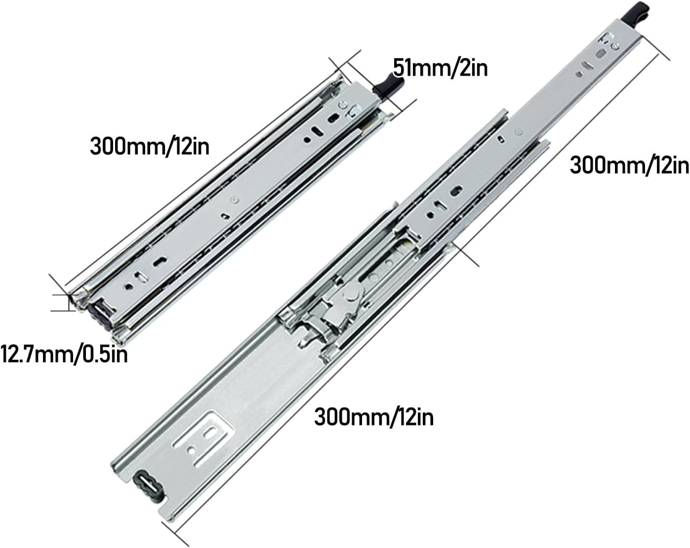 12" Drawer Slides Runner
