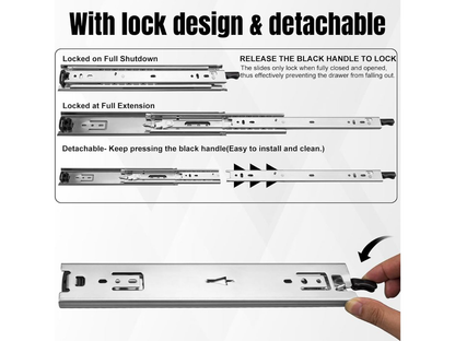 16" Drawer Slides Runner