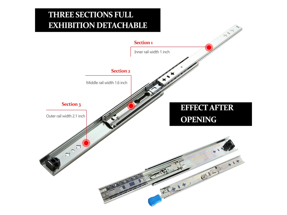 550mm Drawer Slides Runner