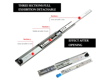 550mm Drawer Slides Runner