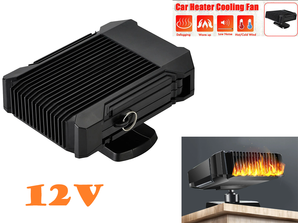 Car Heater For Windscreen 2 in 1 Portable 12V