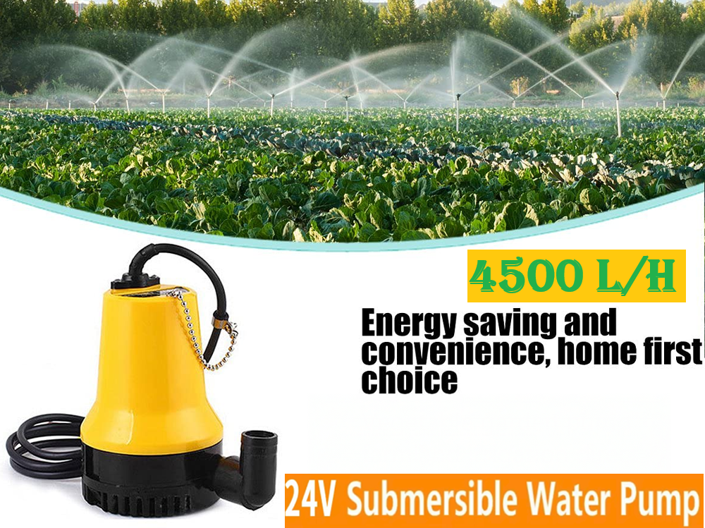 Submersible Water Pump 24V  4500L/H