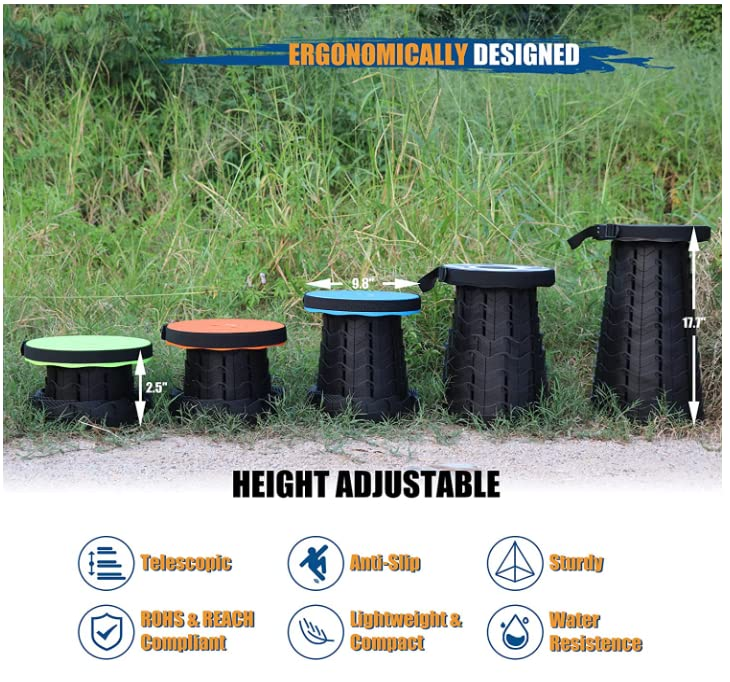 Folding Telescopic Stool