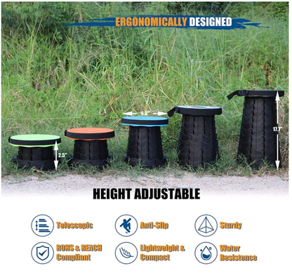 Folding Telescopic Stool