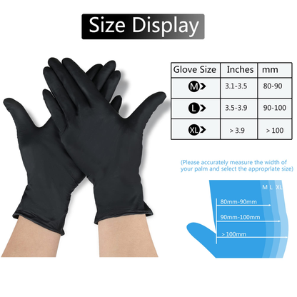 Disposable Nitrile Gloves Blue 100 pcs