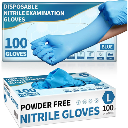 Nitrite Large Size Disposable Gloves  100x