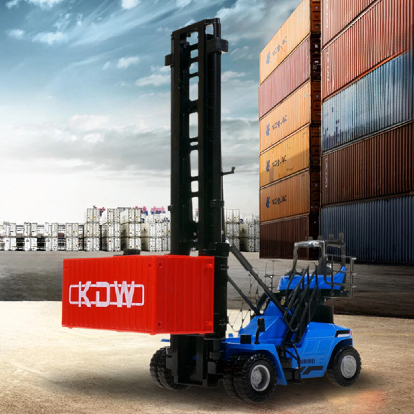 RC Forklift Engineering Vehicle with Container Box