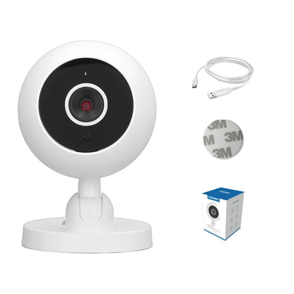 WiFi wireless security camera 1080P front view showing lens