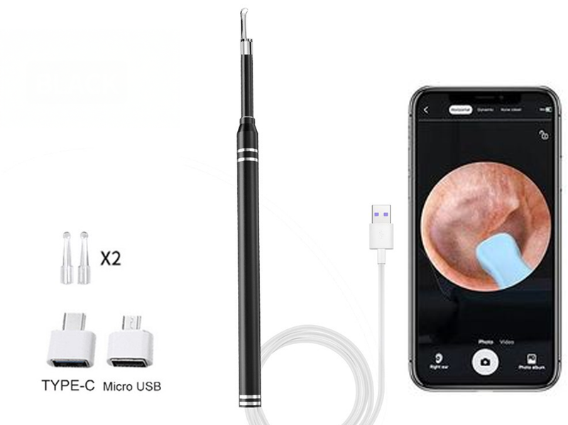 Endoscope Camera For Ear Cleaner Otoscope