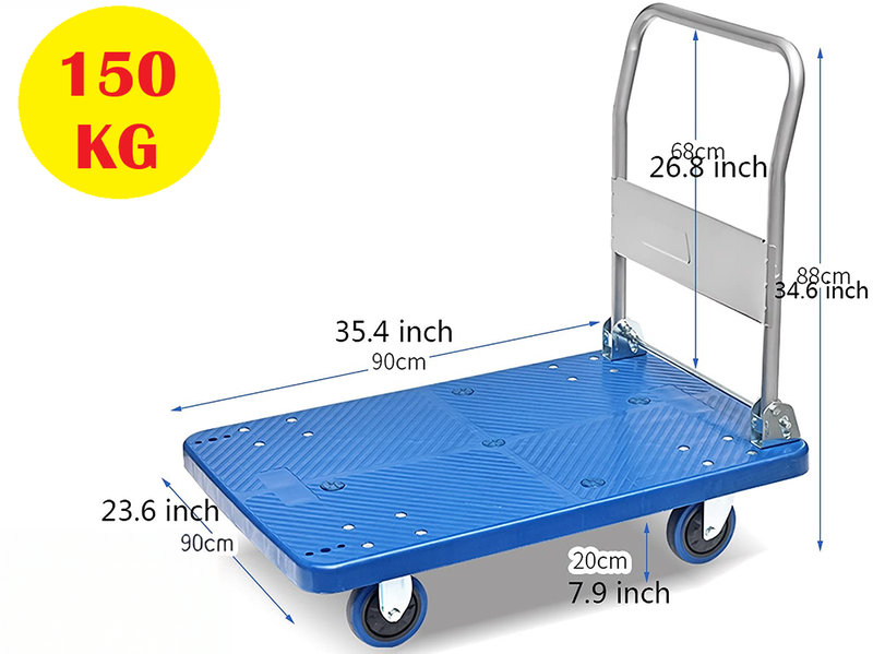 Platform Trolley Cart 150Kg