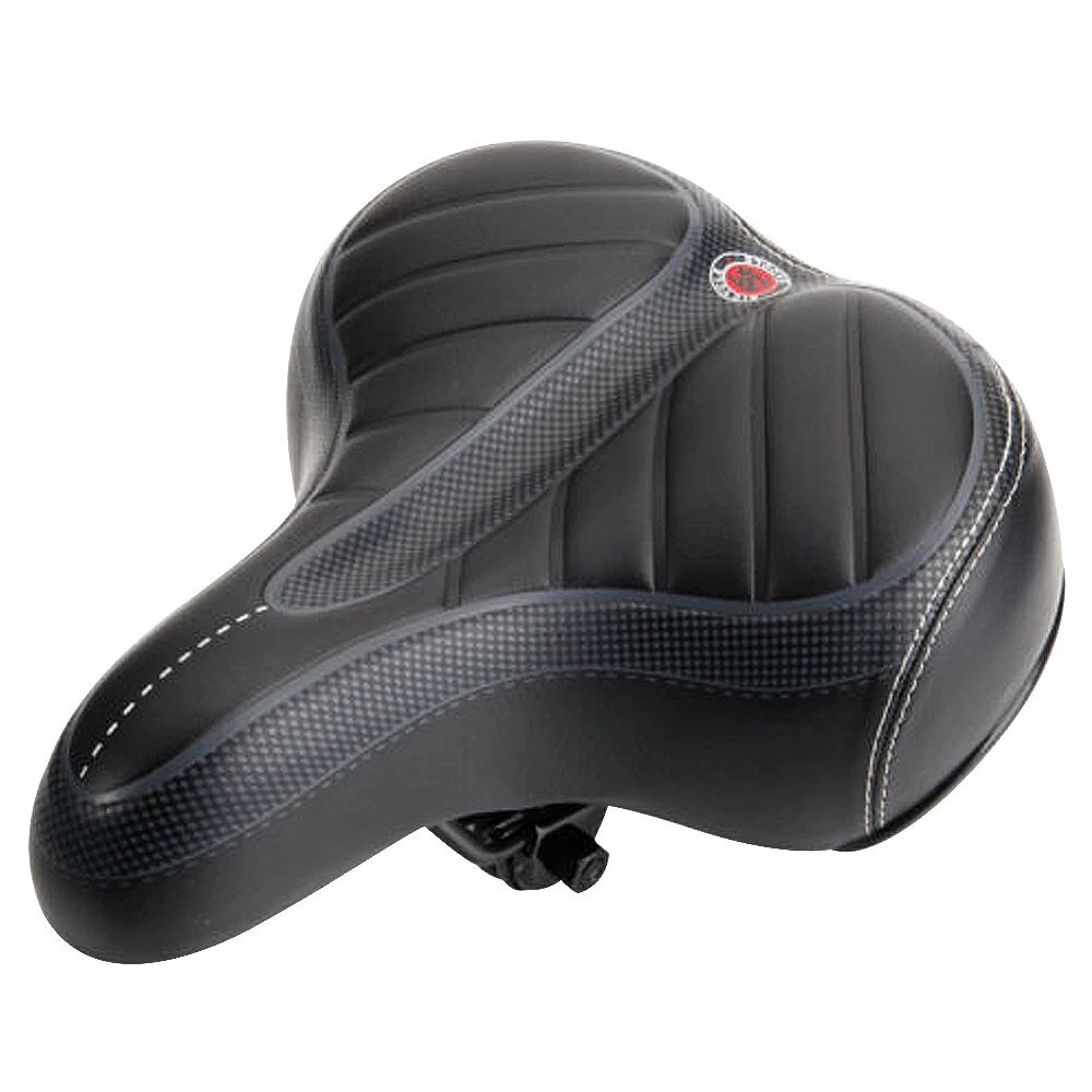 High-density foam padding visible on bike saddle underside