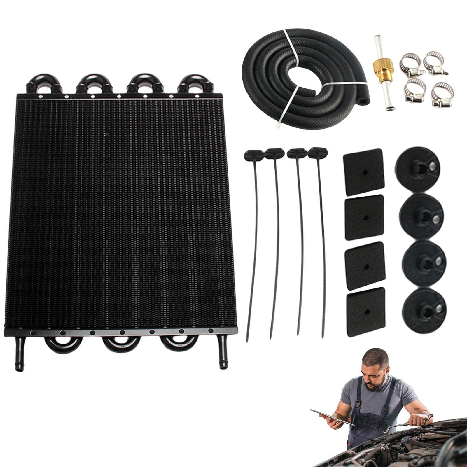 Link pipe included with oil cooler radiator 8 rows kit