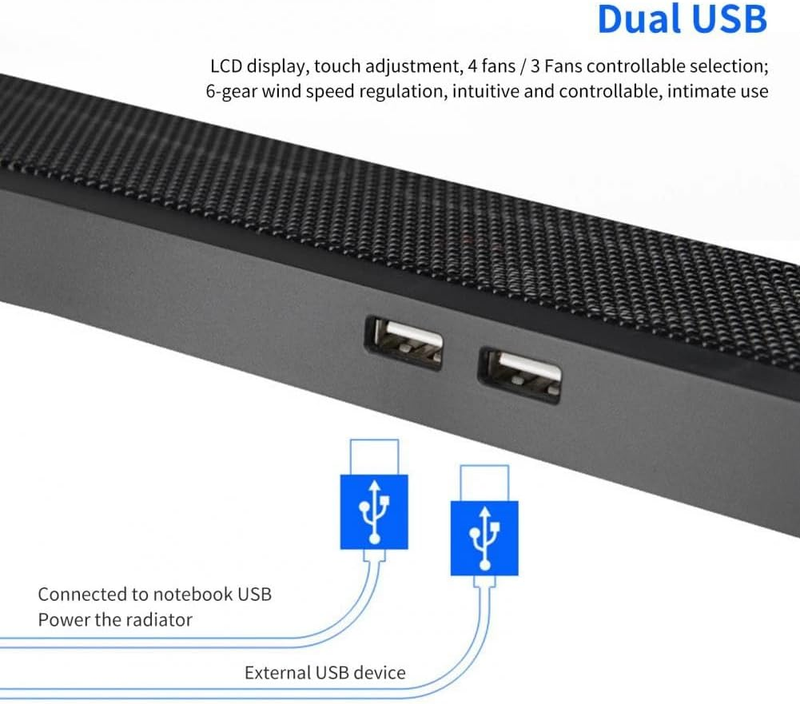 Laptop Cooler Gaming Cooling Pad