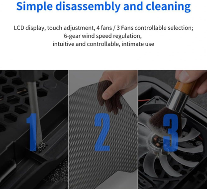 Laptop Cooler Gaming Cooling Pad