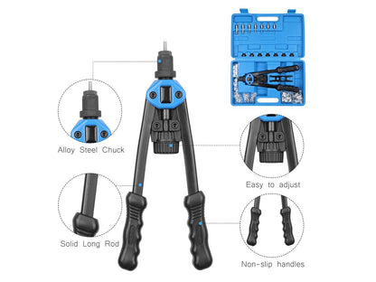 Rivet nut tool kit steel pull claw detail for smooth riveting