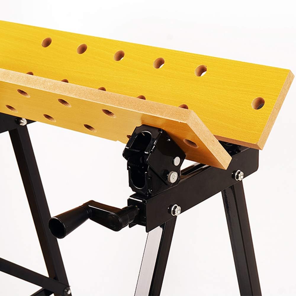 Work bench plastic jaws rotated for secure clamping